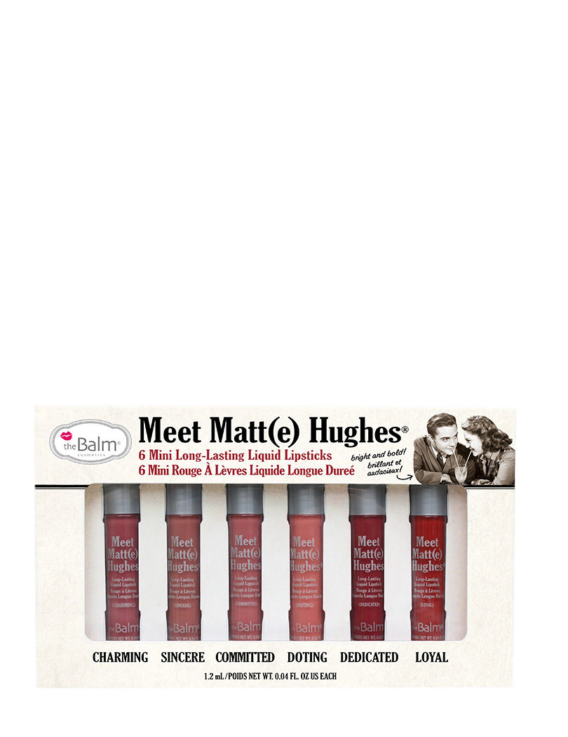 theBalm Meet Matte Hughes Vol. 1- Set of 6 Mini Long-Lasting Liquid Lipsticks
