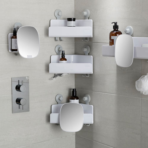 Joseph Joseph Large Shower Shelf with Removable Mirror