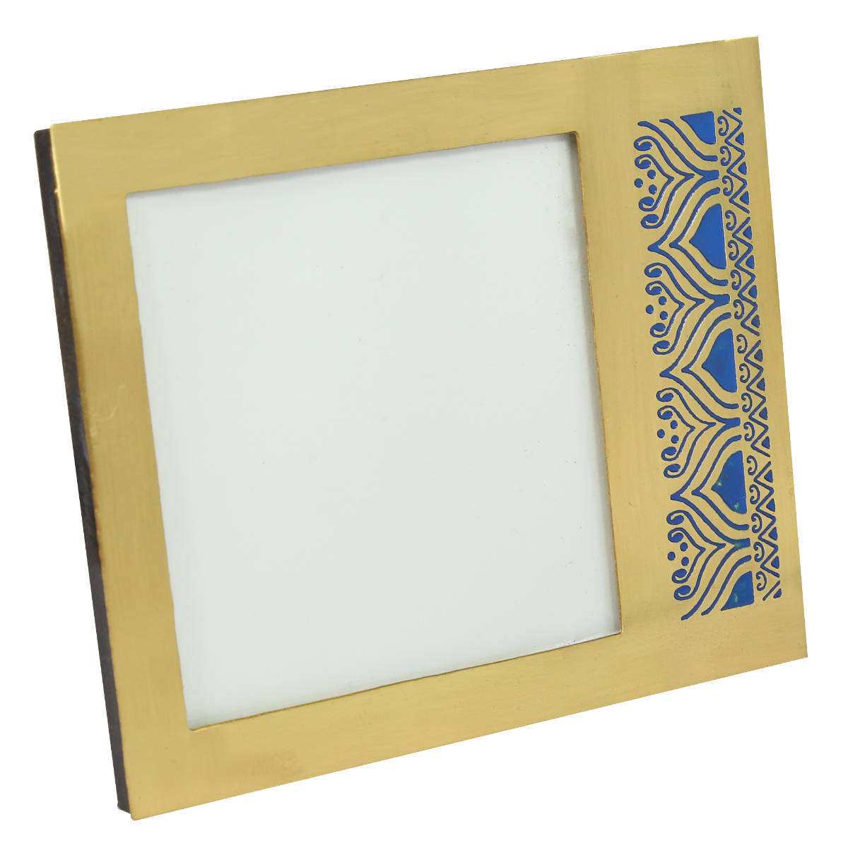 NAKSHIKATHAA Utsav Decor Blue Photo Frame