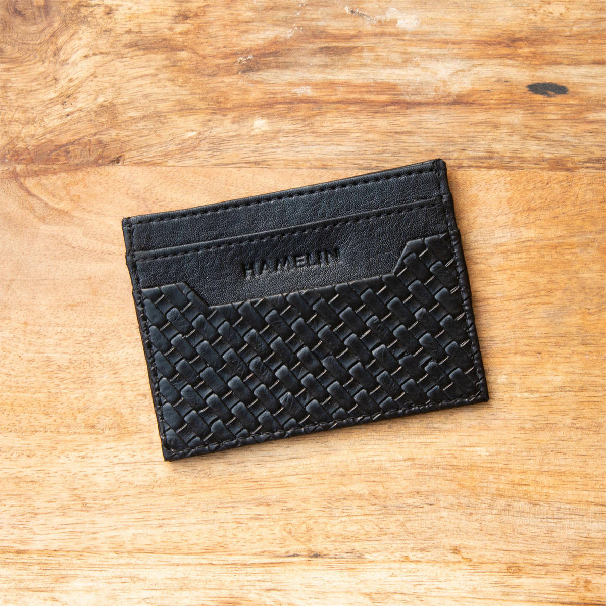 HAMELIN Mini Card Wallet - Black Checked