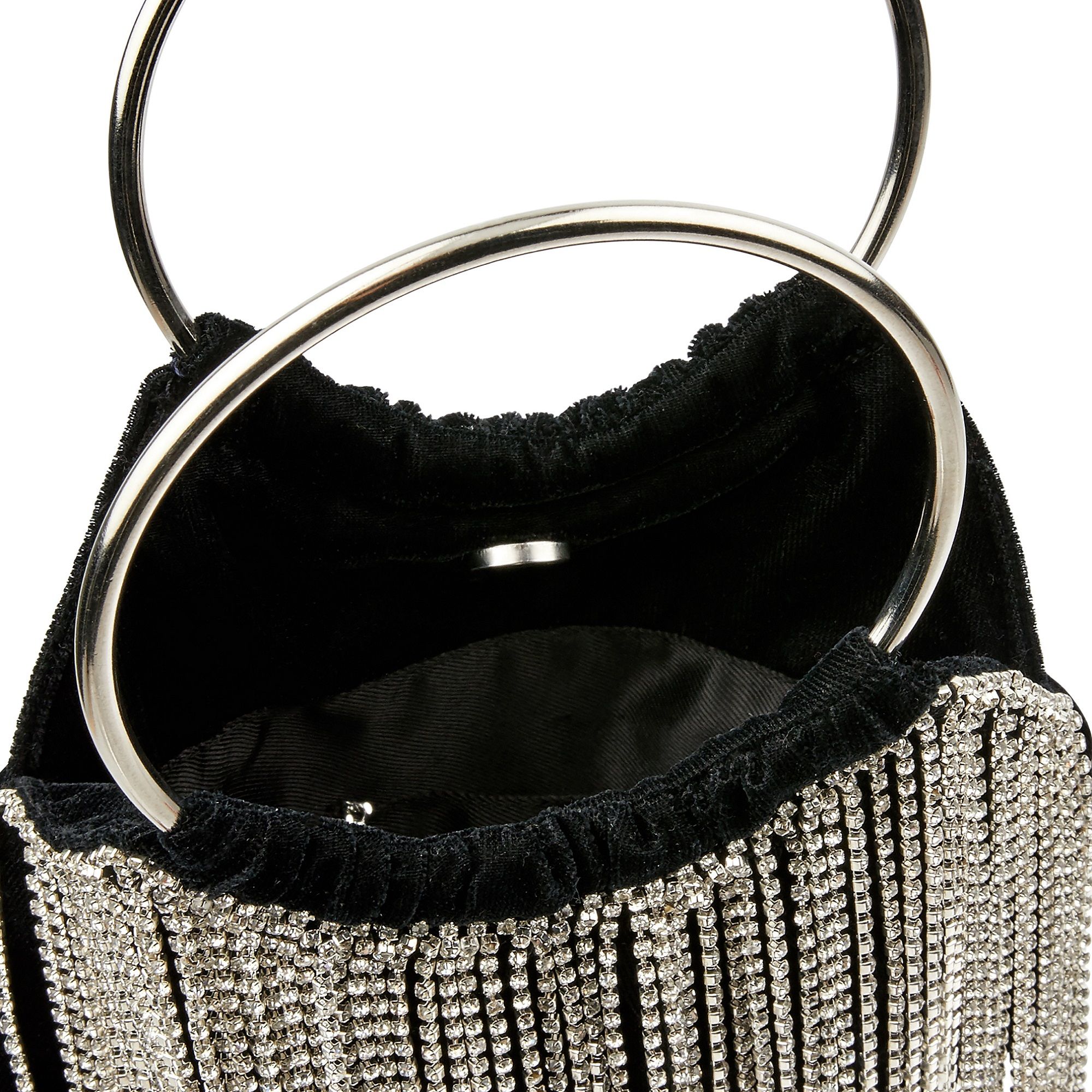 Accessorize London Freya Crystal Drop Ring Handle Clutch Bag Buy