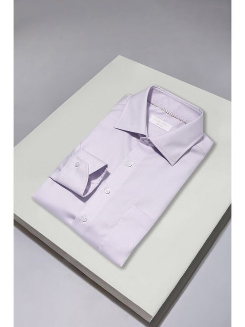 Buy Allen Solly Men Lavender Slim Fit Textured Full Sleeves Formal Shirt  Online