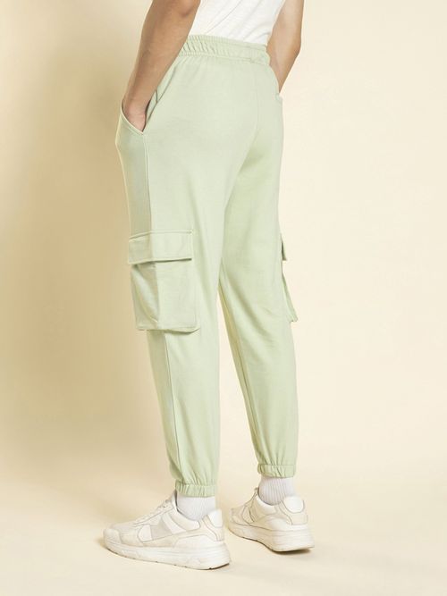 Buy Women's Green Oversized Joggers Online at Bewakoof