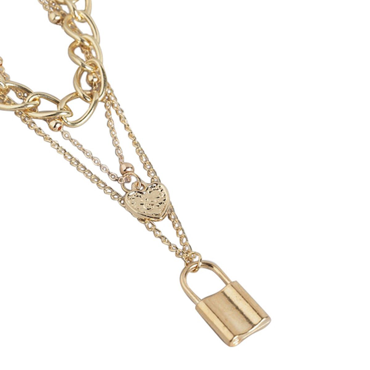 SAKAIPA Lock necklace Lock Key Pendant Necklace Long Chain India | Ubuy