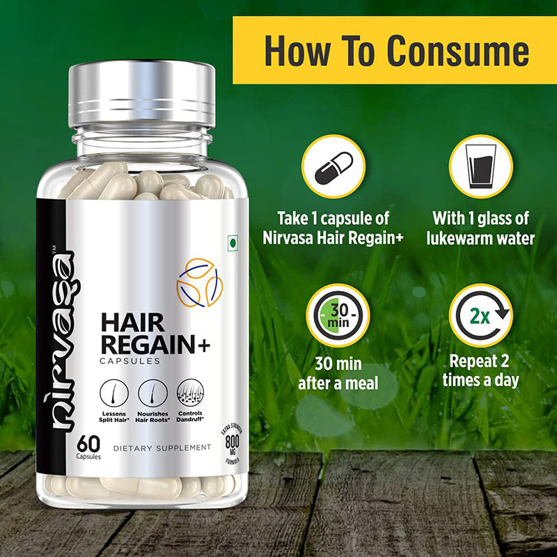 Nirvasa Hair Regain Plus For Hair Revitalization Buy Nirvasa Hair