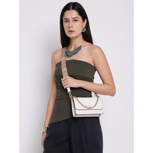 Sling Bag Guess Belt Bag Womens Buy Guess White Printed Saffron