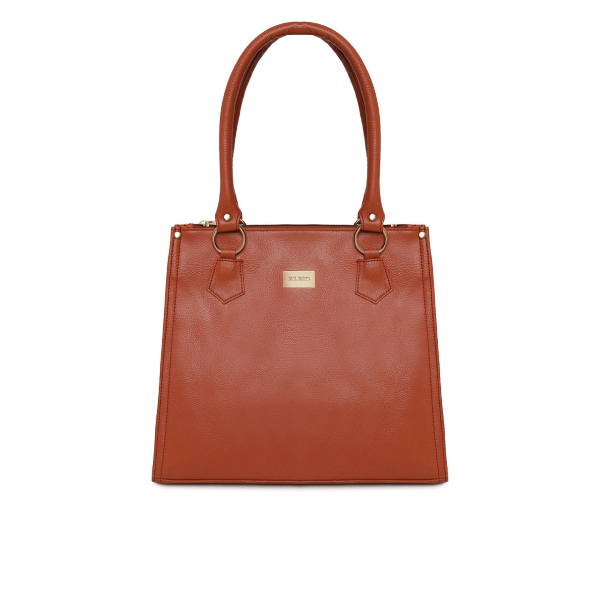 tan tote bag with zipper