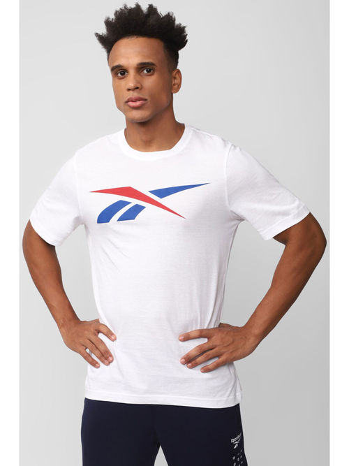 Reebok Mens Gs Vector Tee White T-Shirt