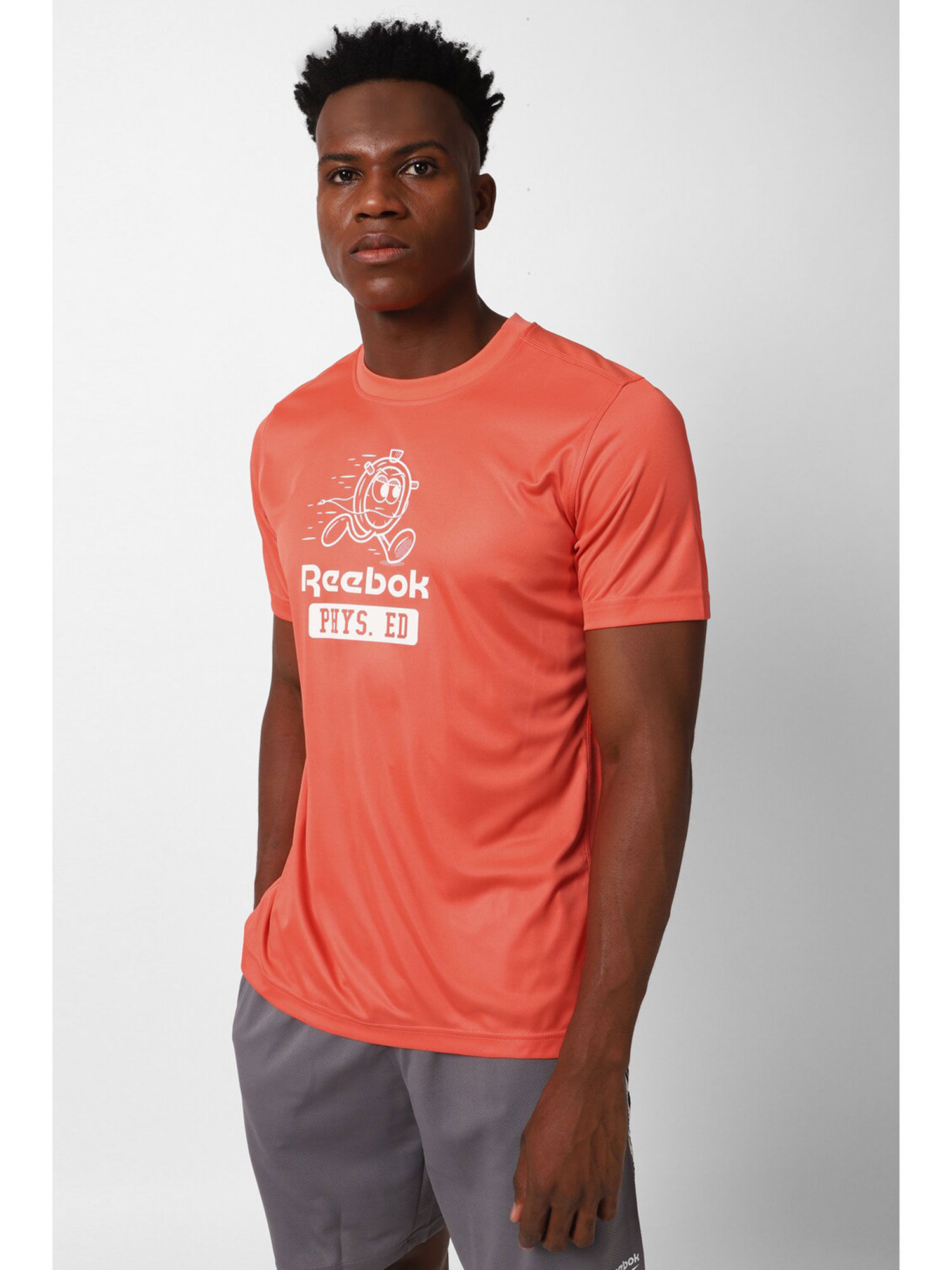 Reebok Mens Neo Performance Tee T-Shirt Orange