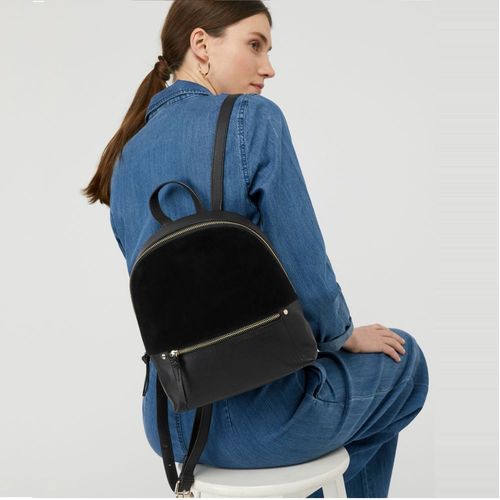 Buy Accessorize London Victoria Mini Dome Leather Backpack Online