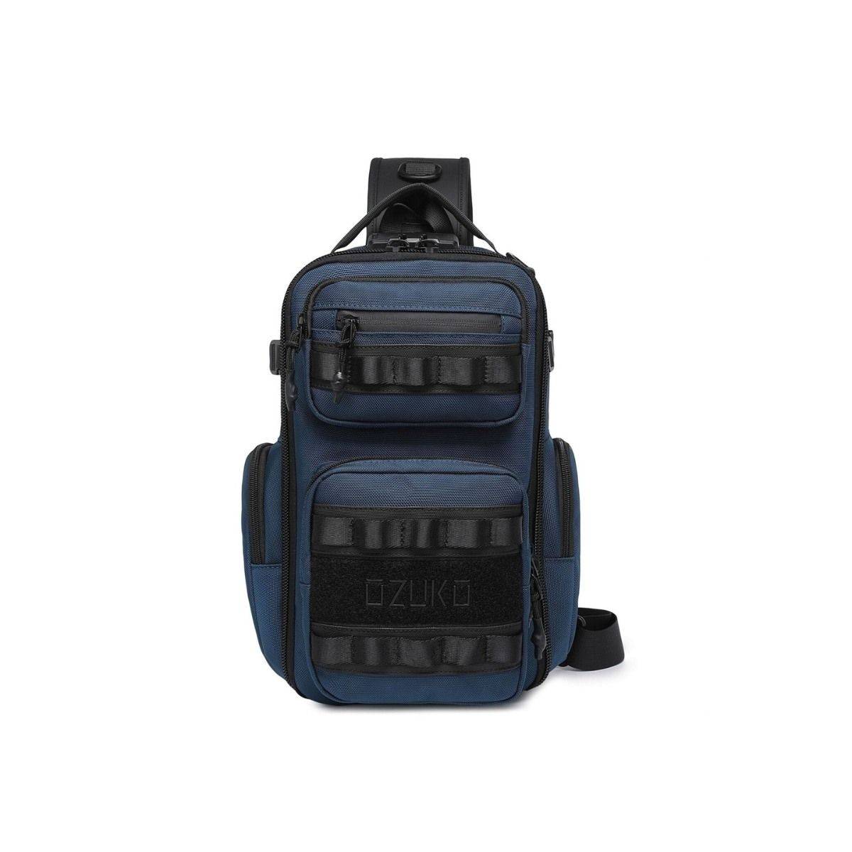 Ozuko Unisex FLEXGUARD Range Blue One Size Sling Bag