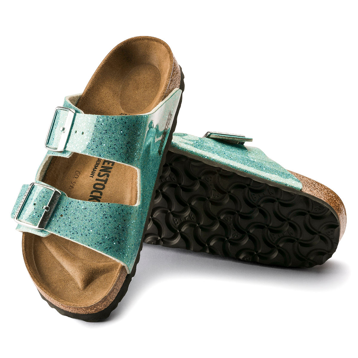 Sparkly birkenstock sandals hot sale