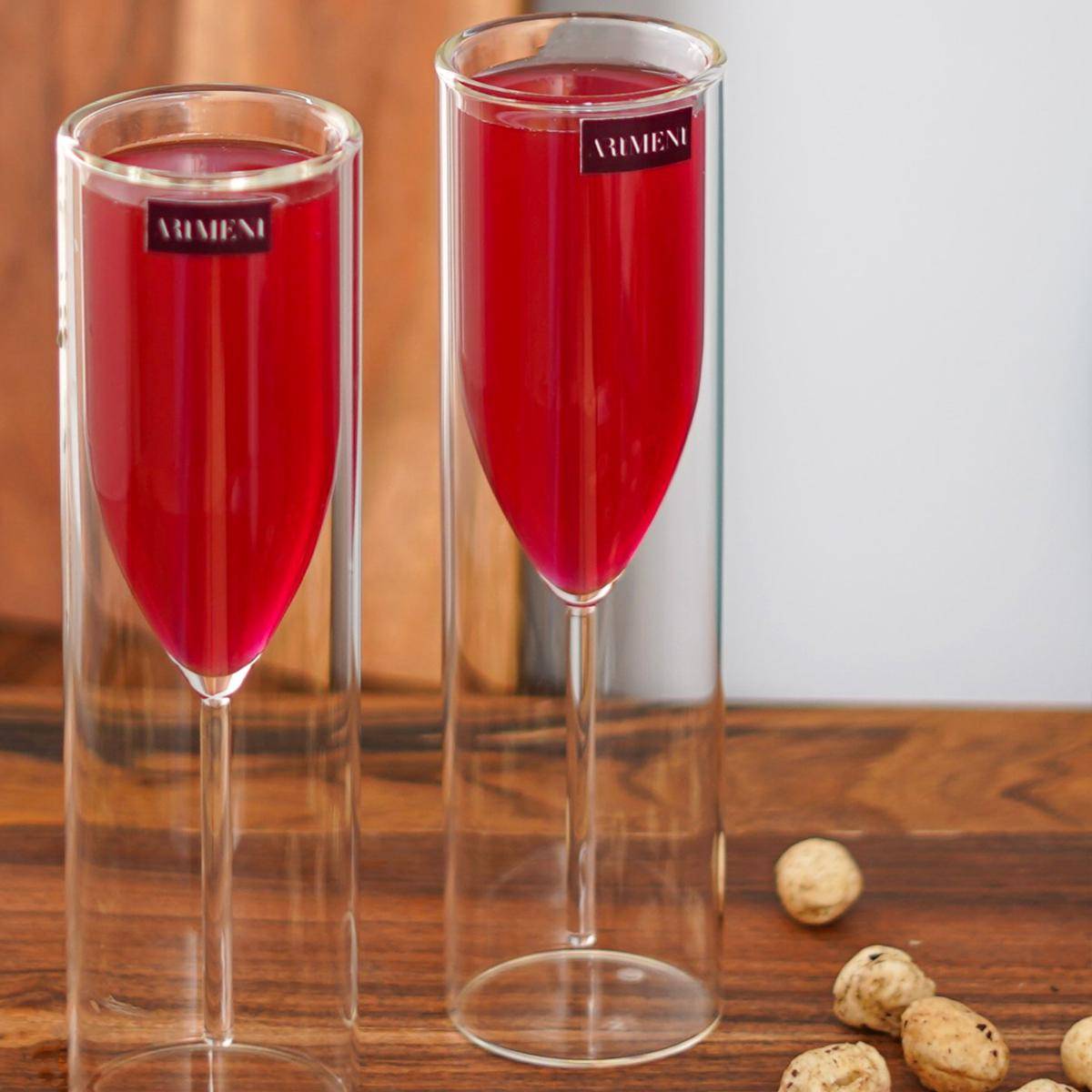The Artment Aura Flute Glasses (Pack of 2)