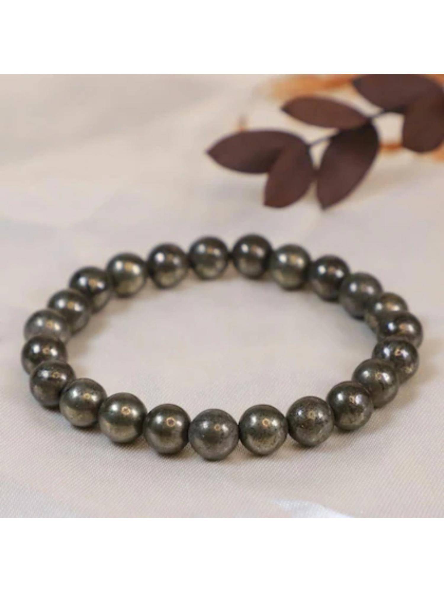 Gahan Crystals Handcrafted Round Beaded Bracelet