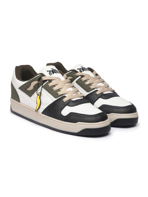 ZAYDN Marco Moss Beige Mens Casual Sneakers