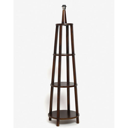 Buy Fabindia Multi Humaina Ambient Wood Lacquered Floor Lamp Online