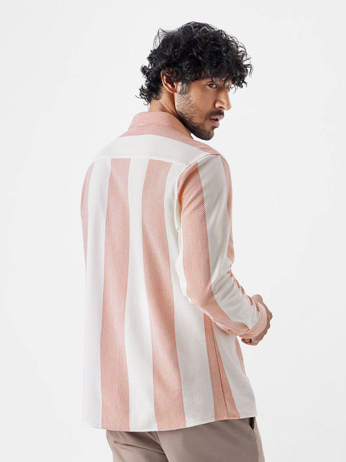 cerise dress shirts Short Sleeve Signature Oxford Shirt in Cerise