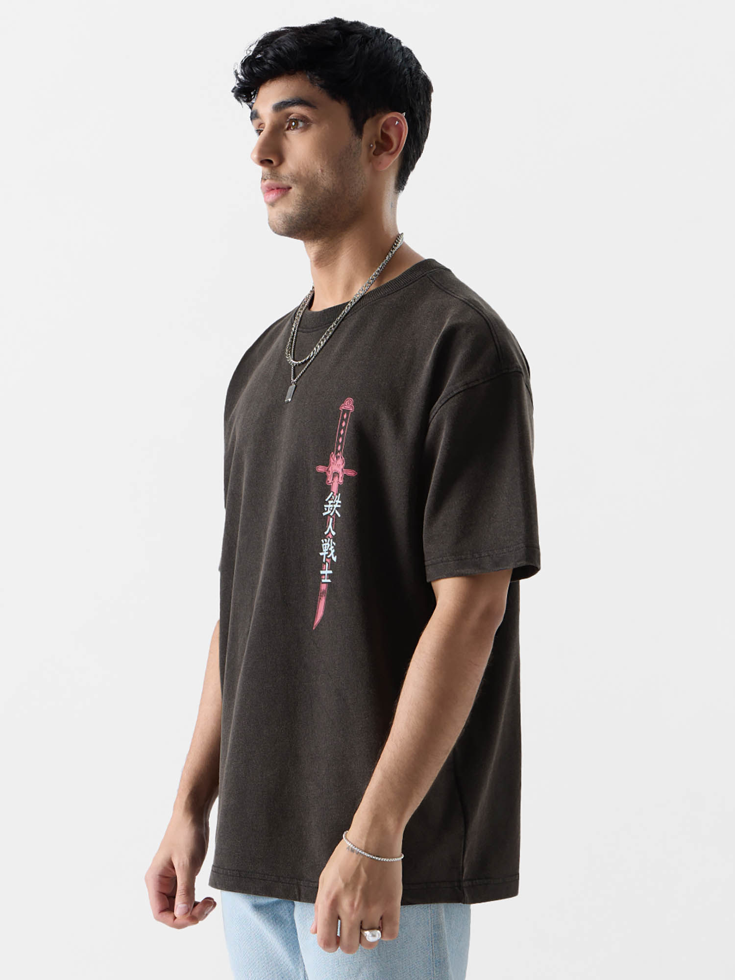 Buy The Souled Store Original Samurai Men Oversized T-shirts Online