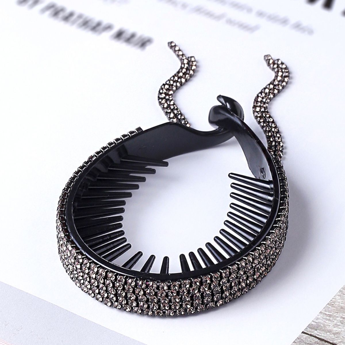 Yellow Chimes Rhinestone Crystal Tassel Claws for Hair Buns Clips Buy Yellow Chimes Rhinestone