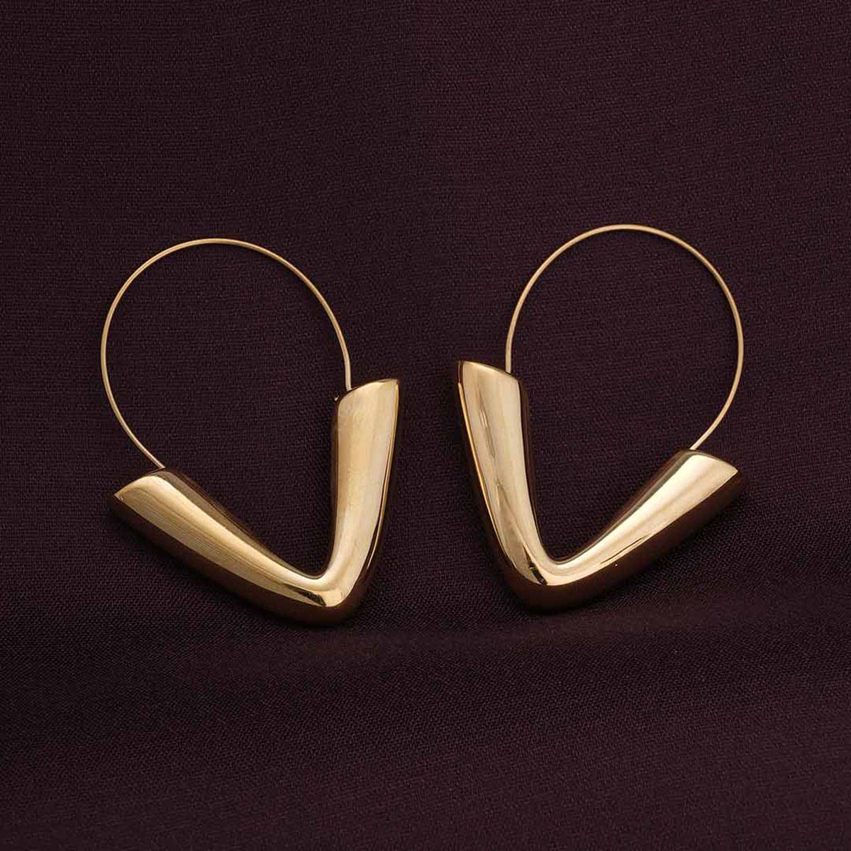 Palmonas Arcadia Arrowhead Hoop Earring For Womens