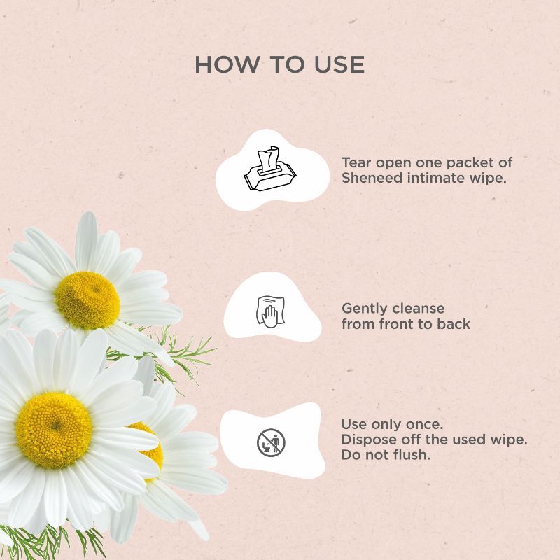 Sheneed Feminine Intimate WipesPack of 2 for Uti Prevention