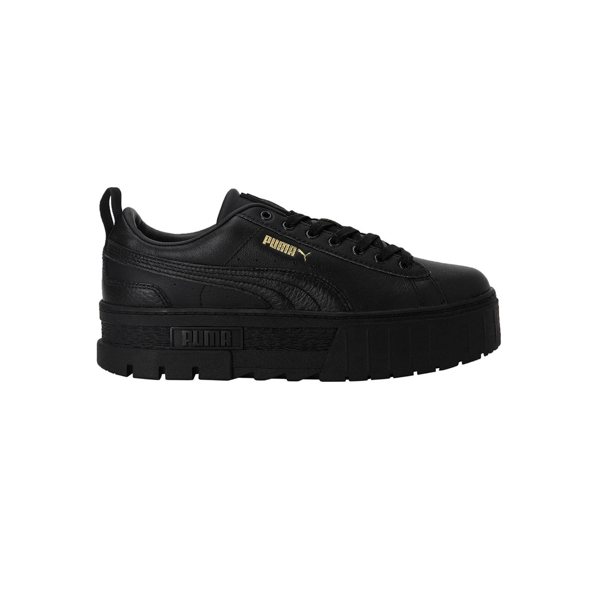 All black sale womens puma sneakers