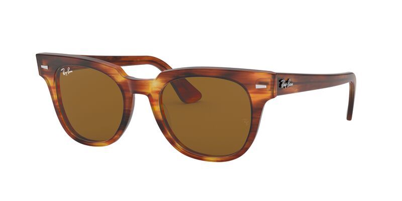 小物 B&L RAY-BAN METEOR OldIes Collection Buy Ray-Ban 0RB2168 Brown Meteor Square Sunglasses (50 mm) Online