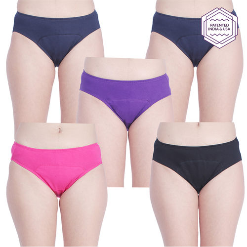 Buy Adira Pack Of 3 Leakproof Panties - Multi-Color Online