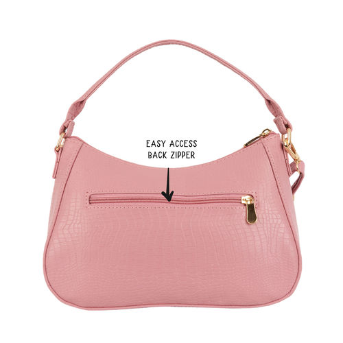 Buy Baggit Lxe Temp 3T5 Pink Sling and Cross Bag with Detachable