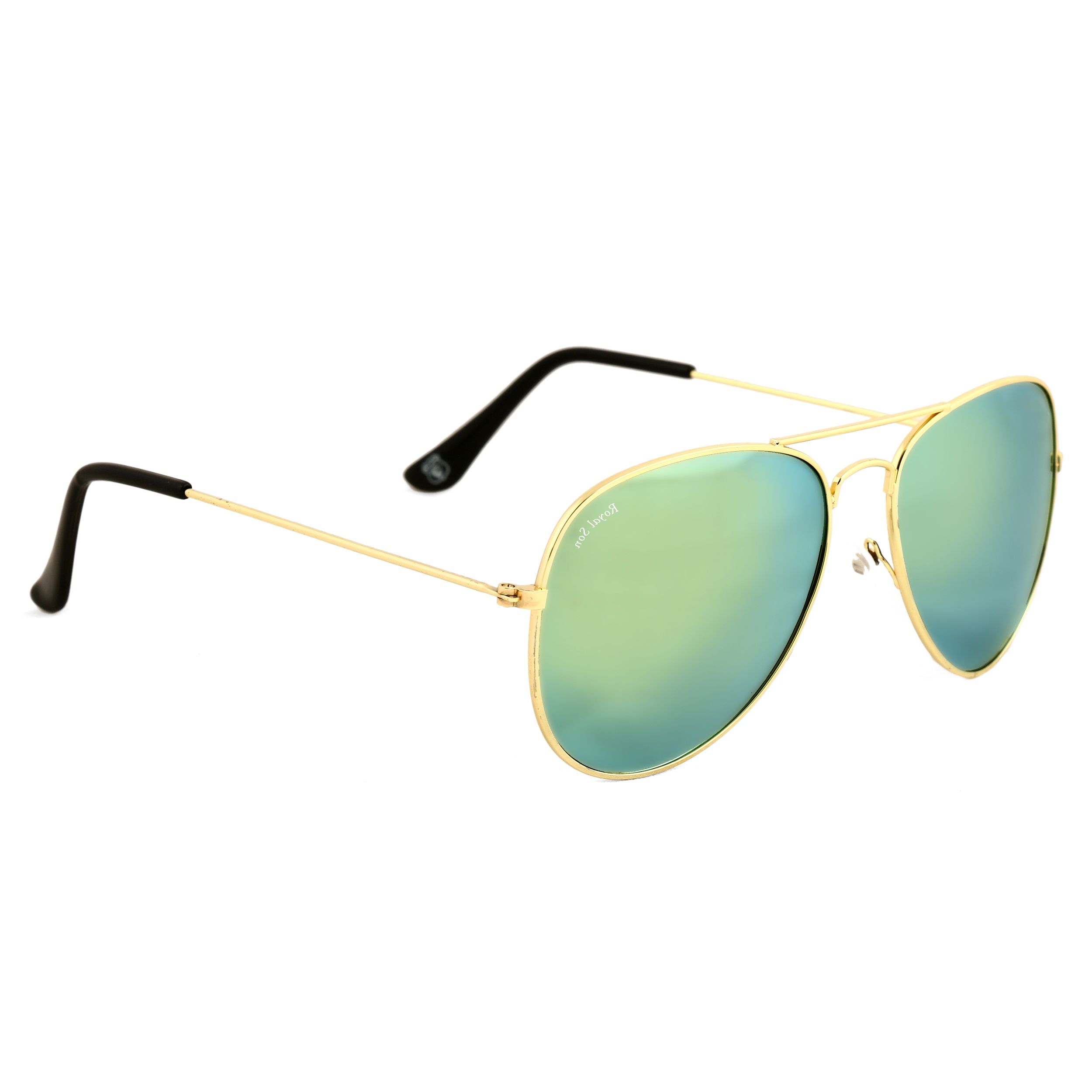 Royal Son Uv Protection Aviator Sunglasses For Men Women - Yellow ...