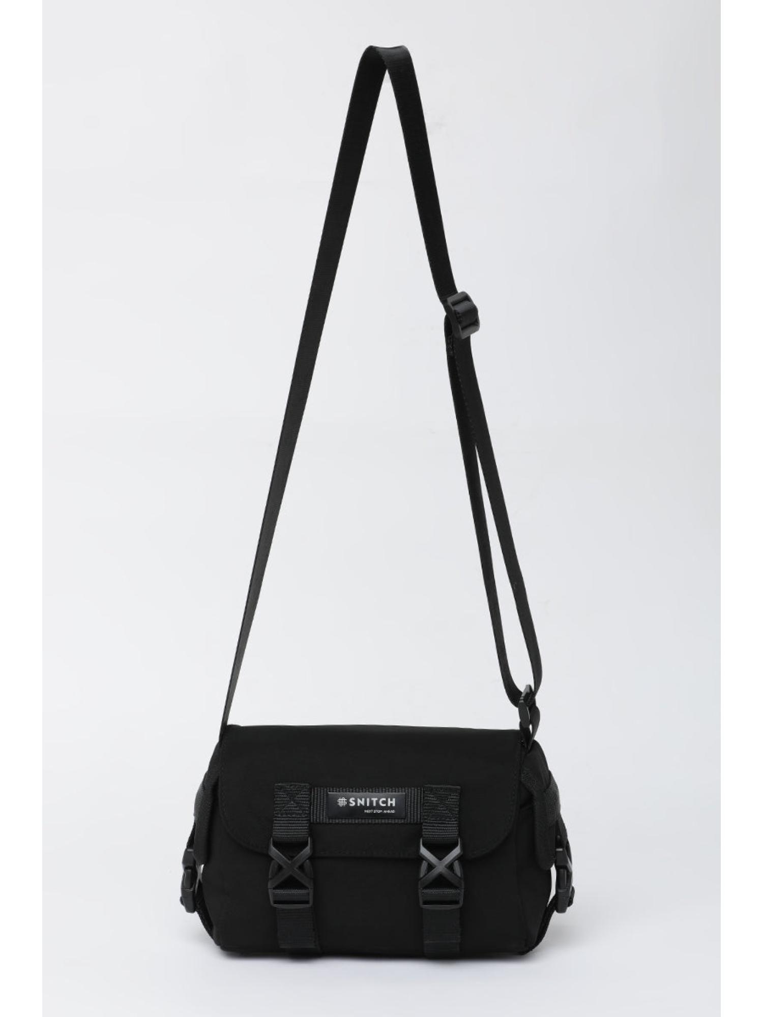 Buy Snitch Stride Pro Black Messenger Bag Online