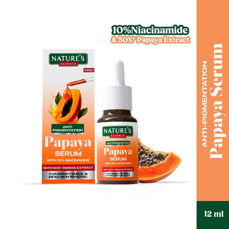 Nature's Essence Anti Pigmentation Papaya Face Serum With 10% Niacinamide & 50X Papaya Extract