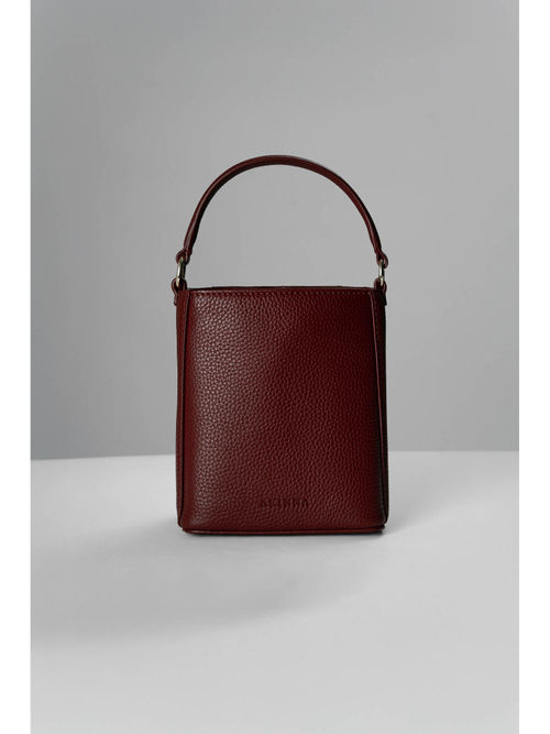 Buy Akinna Bucket Bag Top Handle With Crossbody Gold Snake Chain