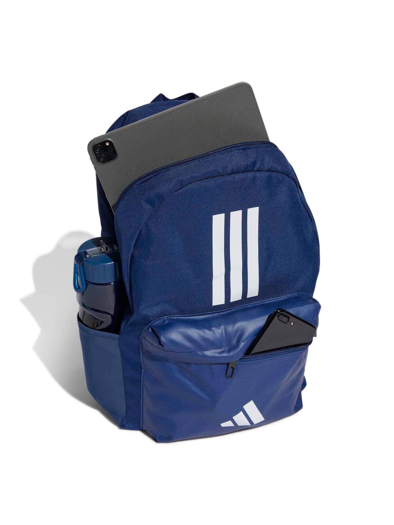 Buy adidas Unisex Blue Classic Three Stripes Backpack Online