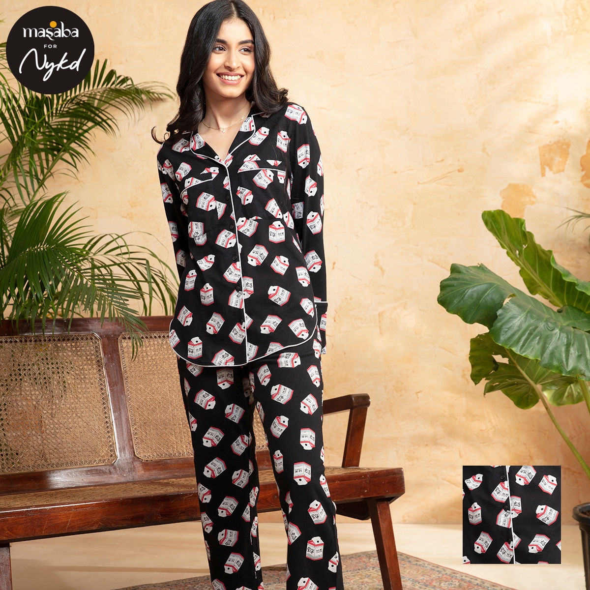 nykaa night suit