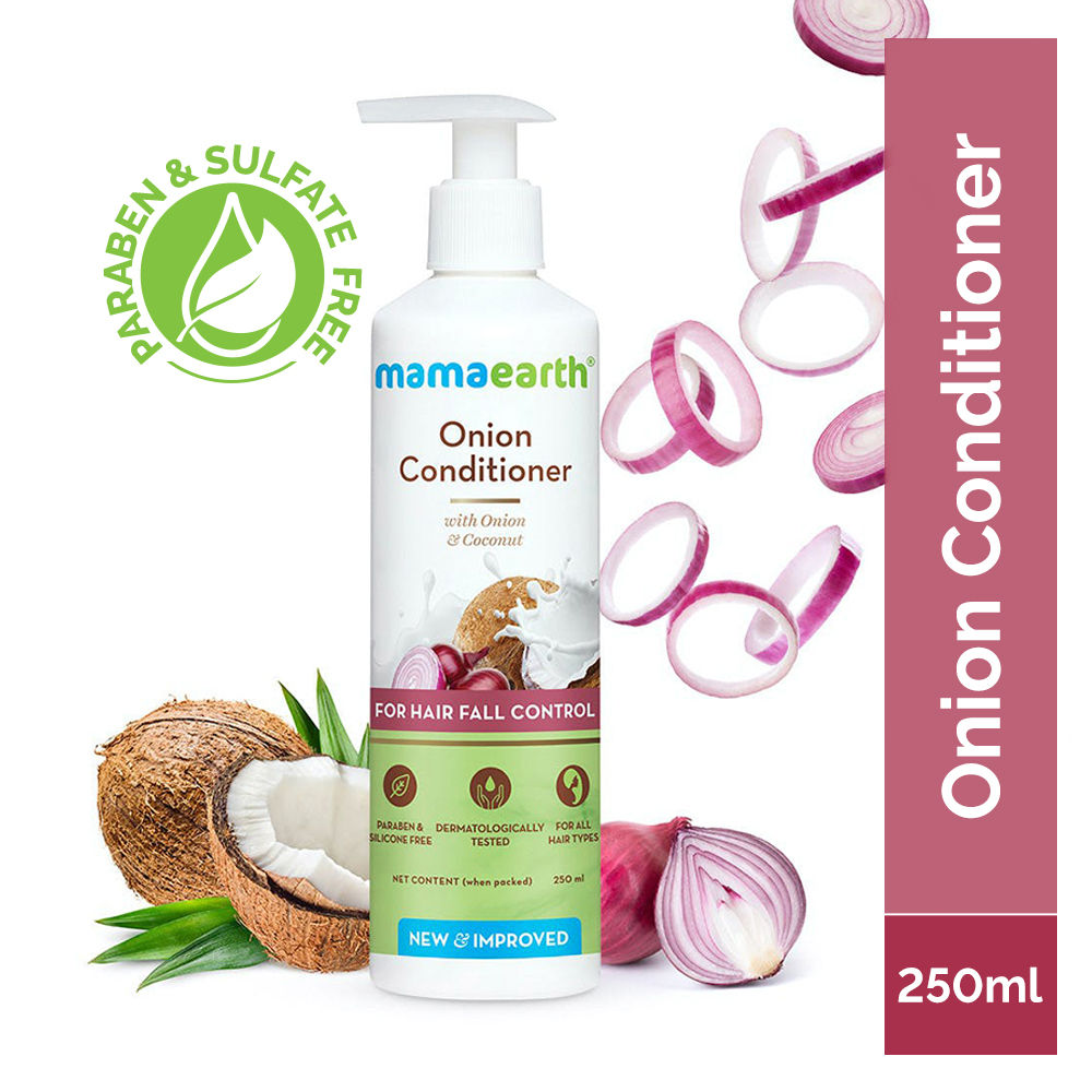 Mamaearth Onion Conditioner For Hair Fall Control With Onion & Coconut
