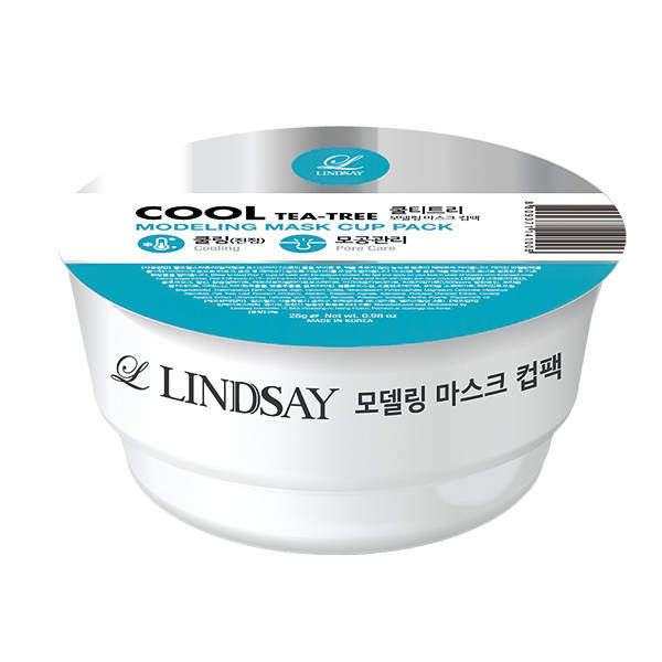 Lindsay Cool Tea Tree Modeling Mask Cup Pack