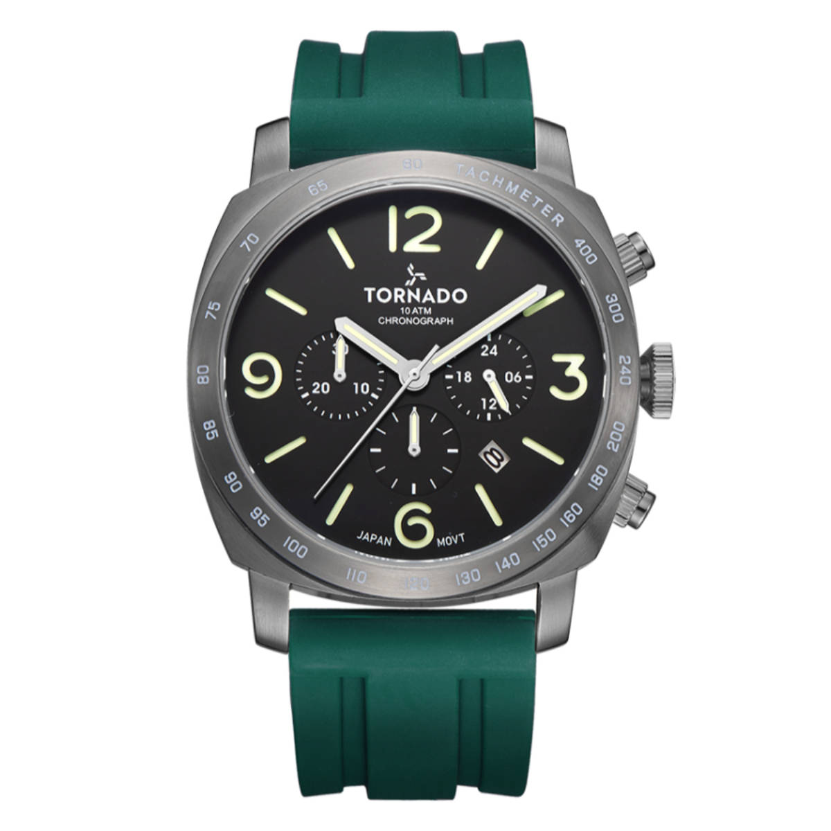 Tornado Lumina Chronosphere Green Dial Watch (T9102-XSHB) (M)