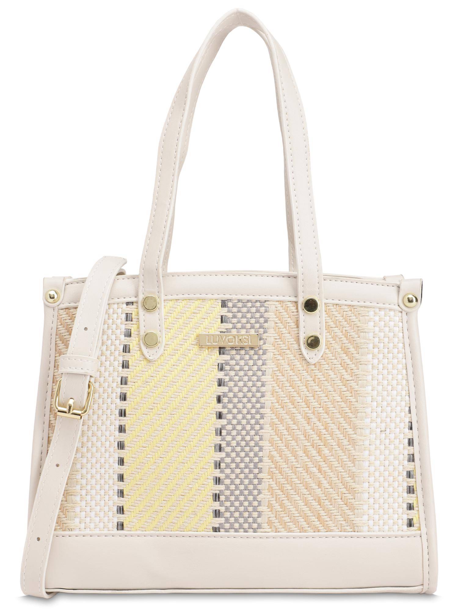 LUVOKSI Casual Tote Bag White