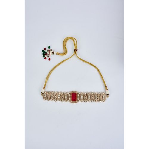 Choker Necklace Amazon Polki Jewellery Anjali Jain Presents Gold