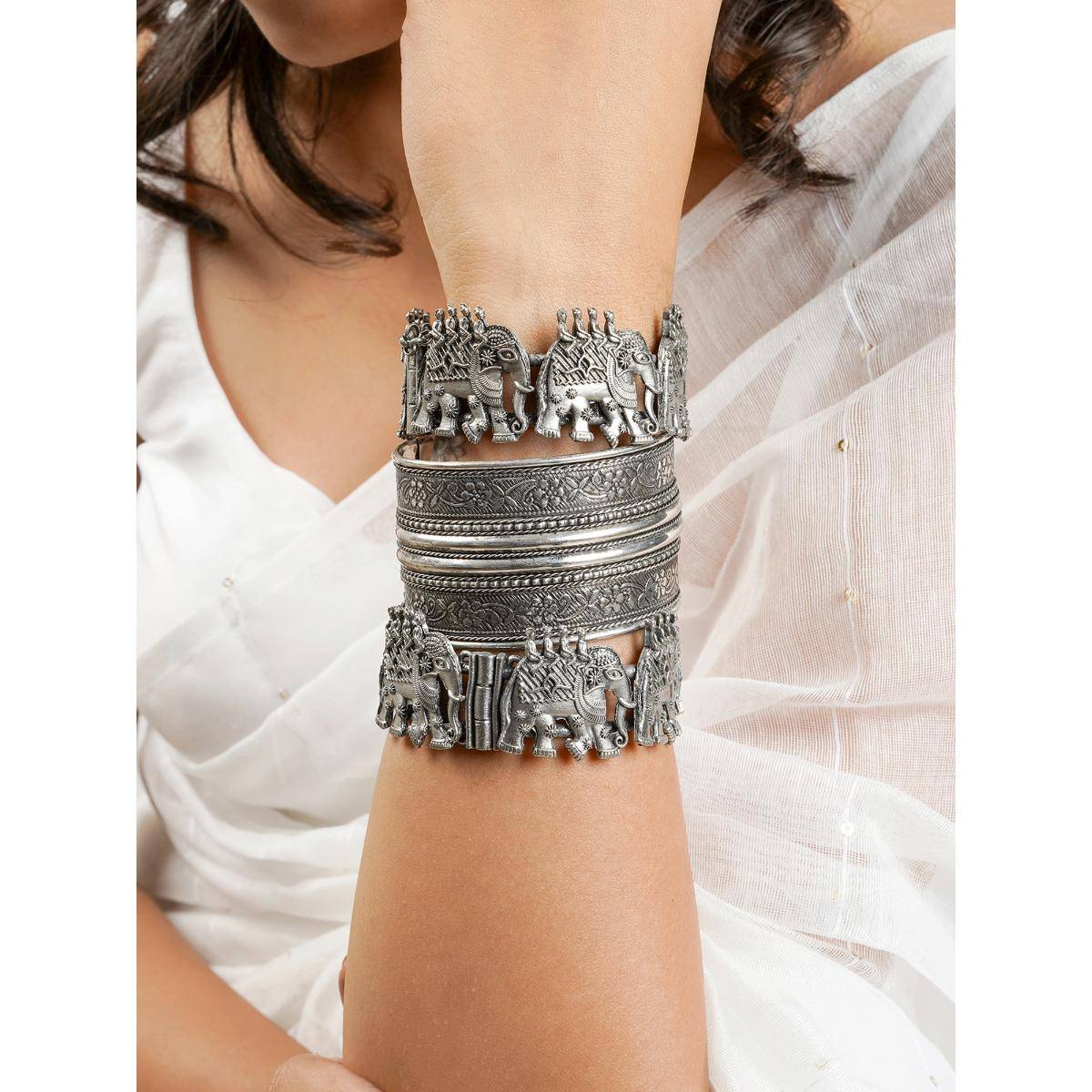 Teejh Pratiksha Stacked Bracelet (Set Of 3)