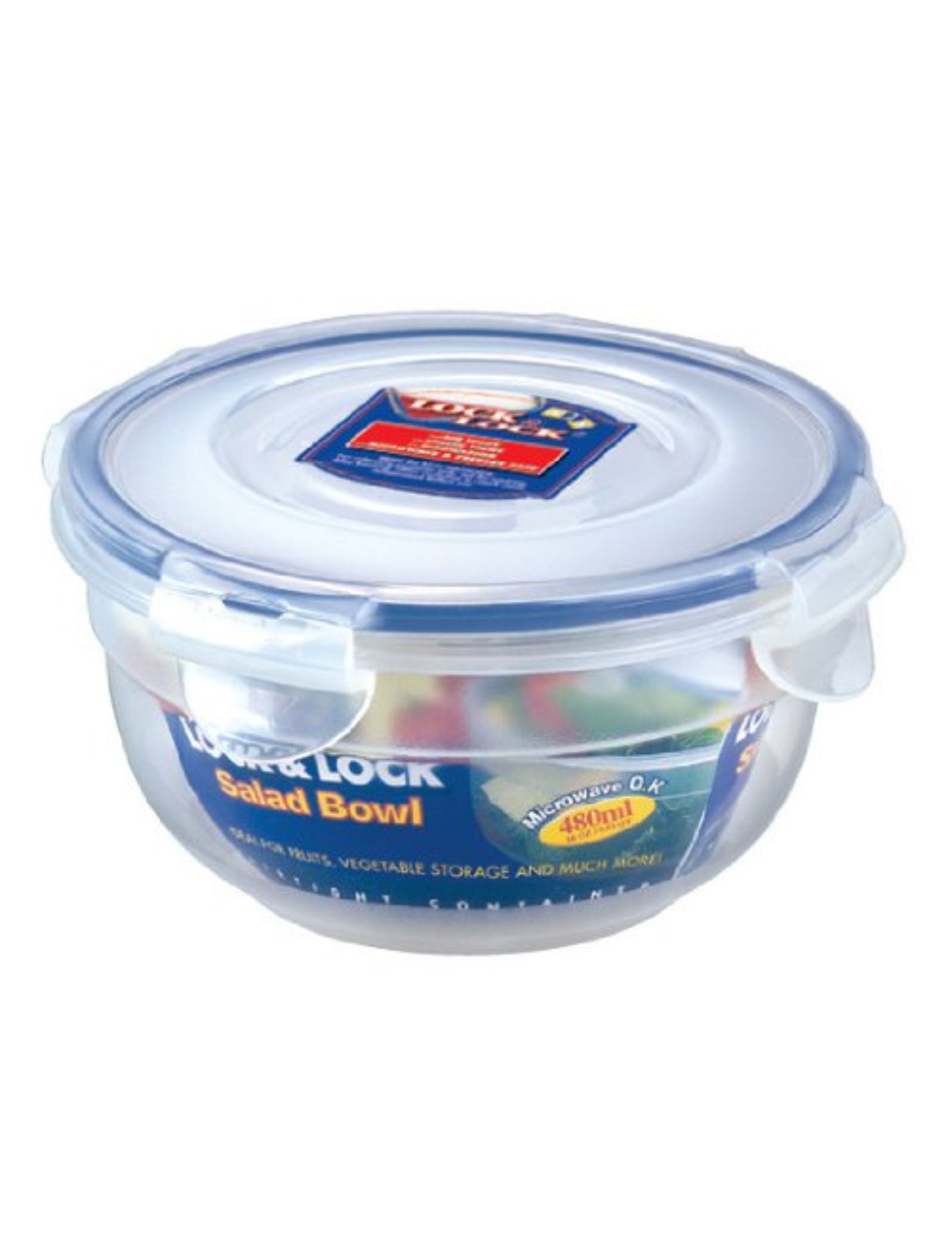 Lock & Lock Nestables Round Salad Container, 100ml, Transparent Buy