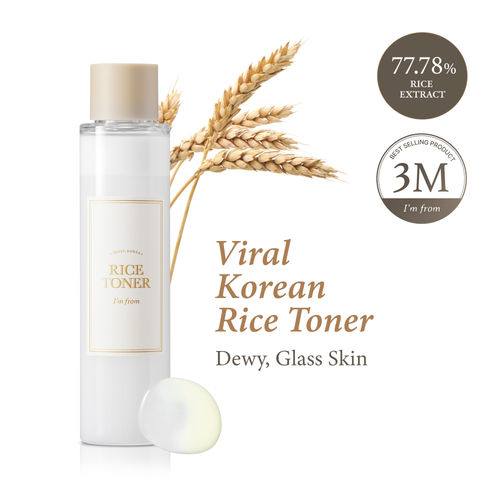 I'm From Rice Toner - Brightening Korean Milky Rice Toner with Niacinamide for Glass Skin