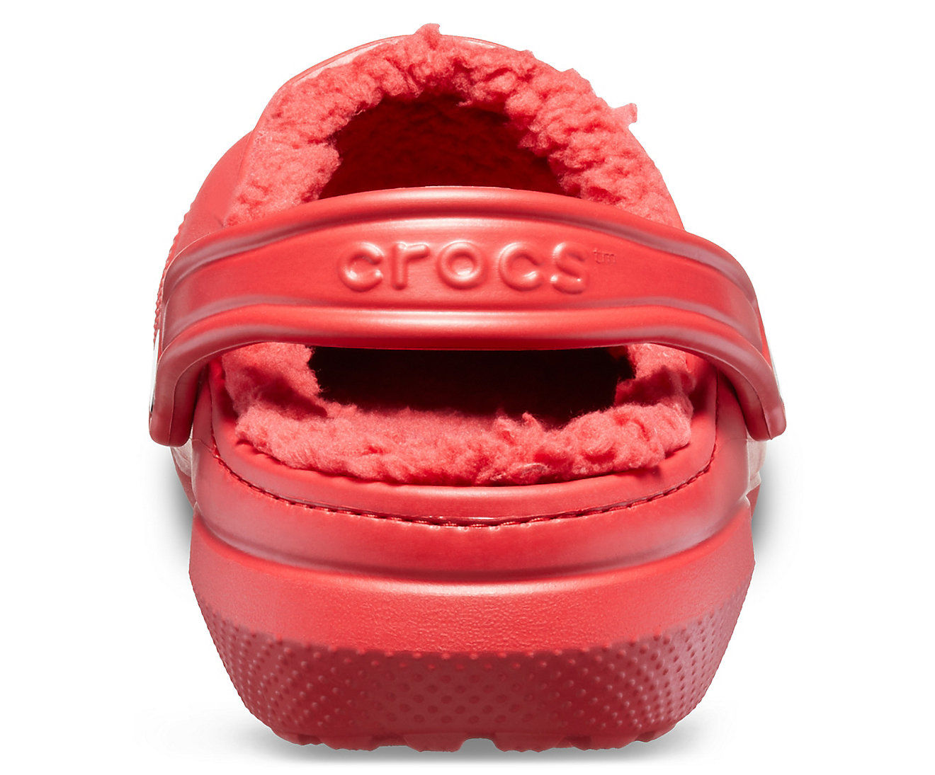 Fuzzy on sale red crocs