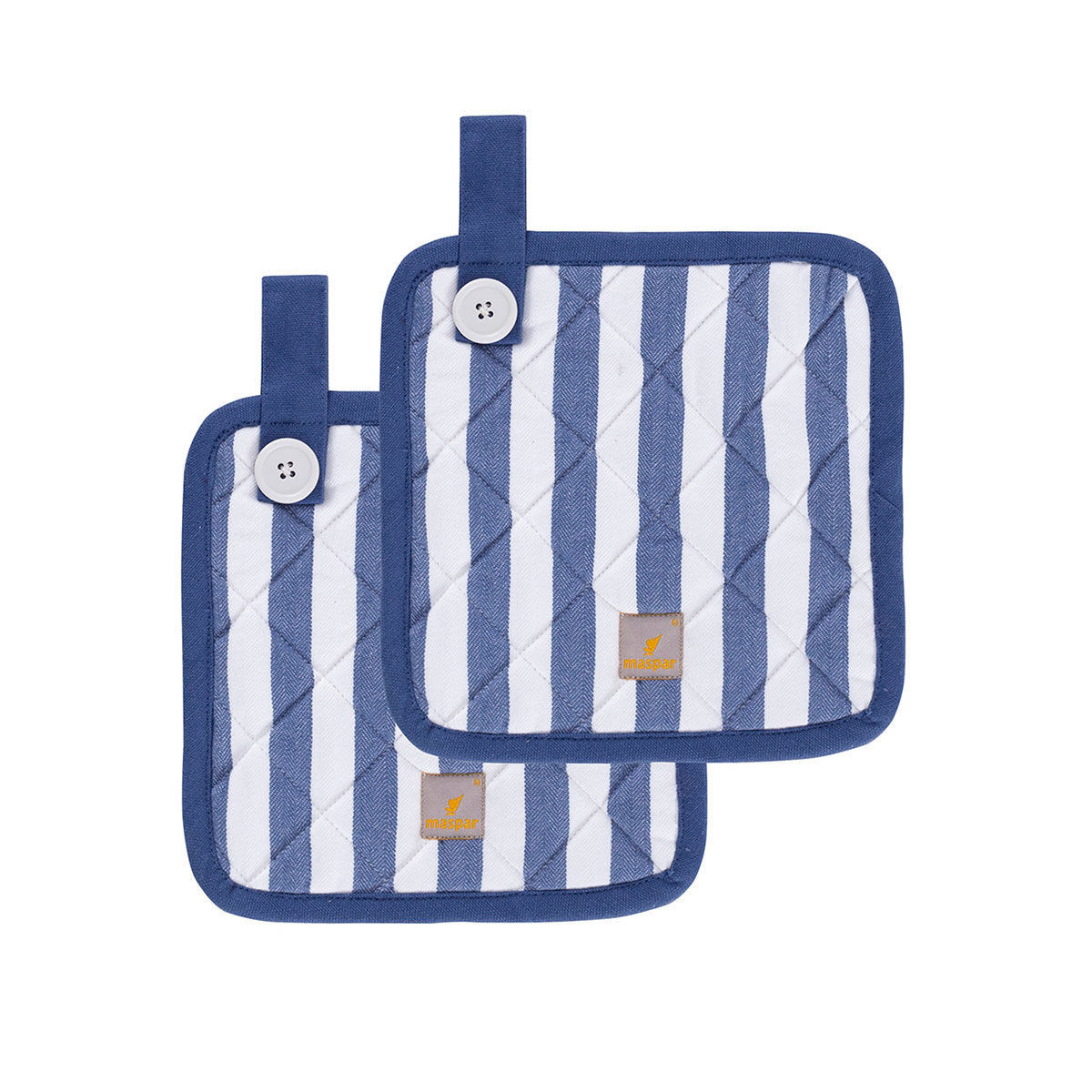 Maspar Northlay Blue and White Woven Pot Holder (Set of 2) Buy Maspar
