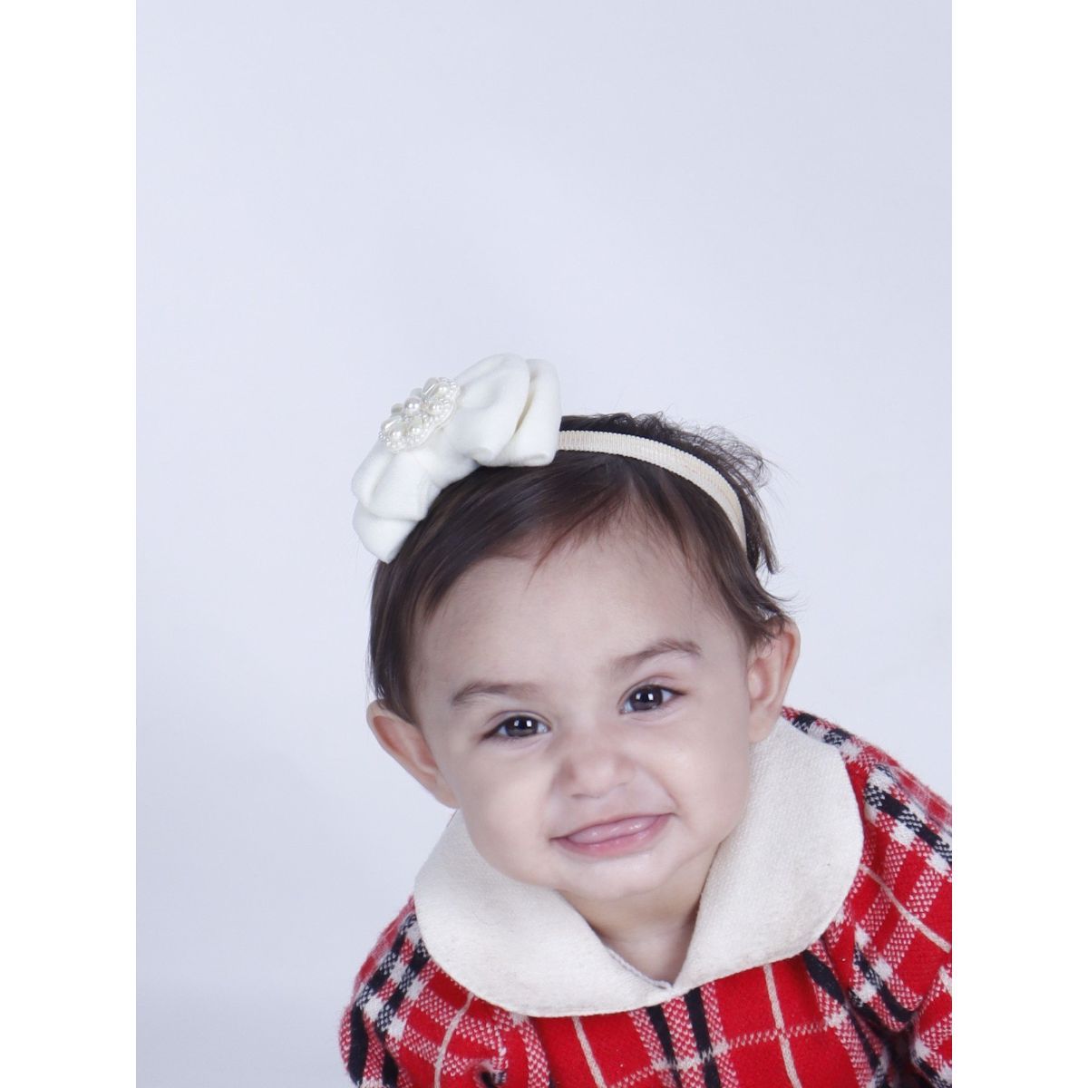 Choko Kids Little Angel Pearl and Velvet HairbandOff White Buy Choko