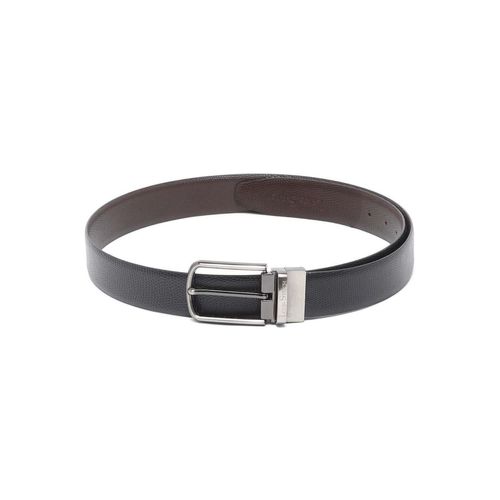 Louis Stitch Mens Italian Leather Reversible Belt with Nickel Buckle (36) (Black) At Nykaa, Best Beauty Products Online