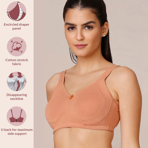 Buy Nykd by Nykaa Shape up encircled bra with Full coverage - Clay NYB169  online