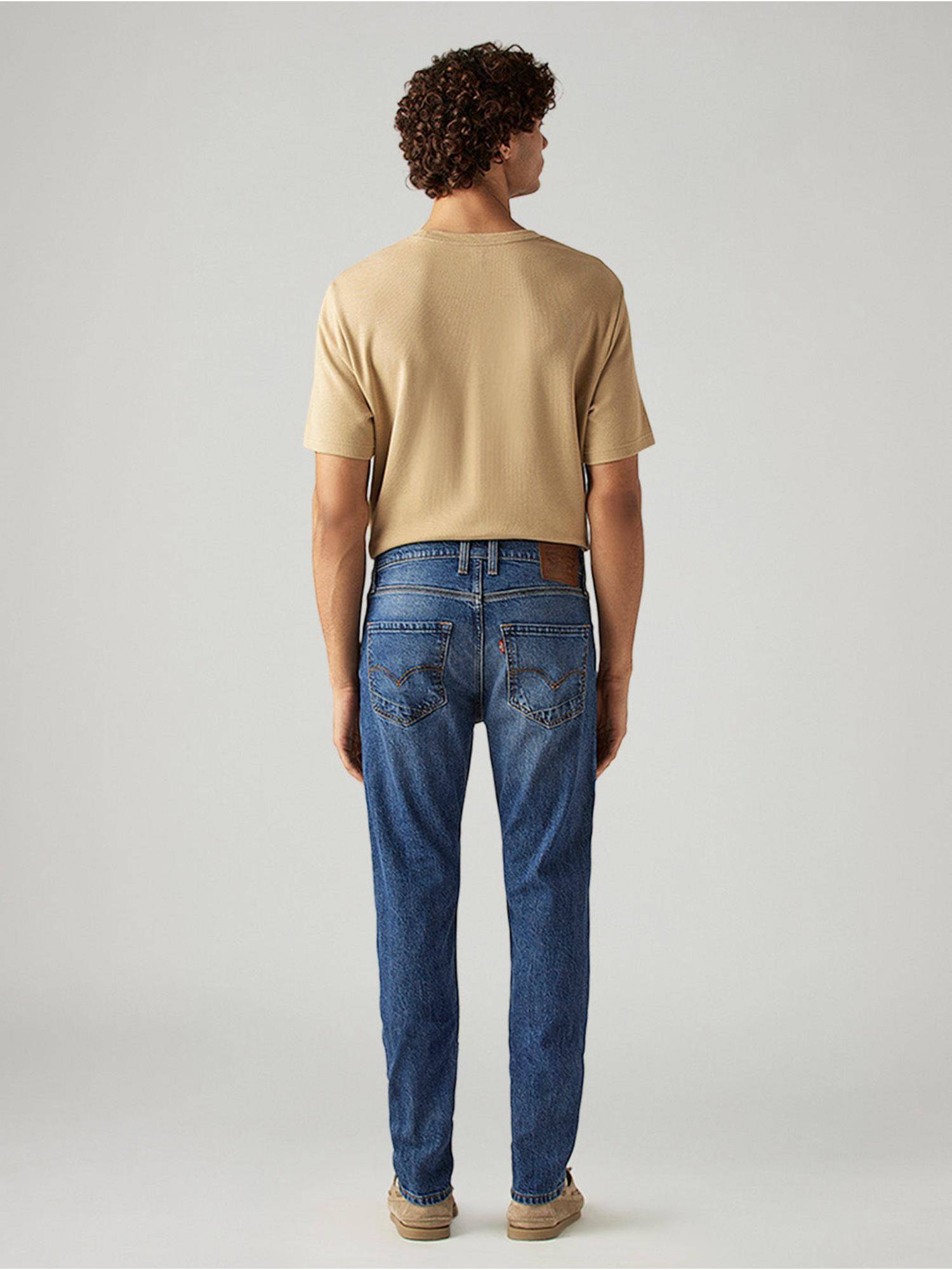 Buy Levi's Mens 513 Blue Slim Straight Fit Mid Rise Jeans Online