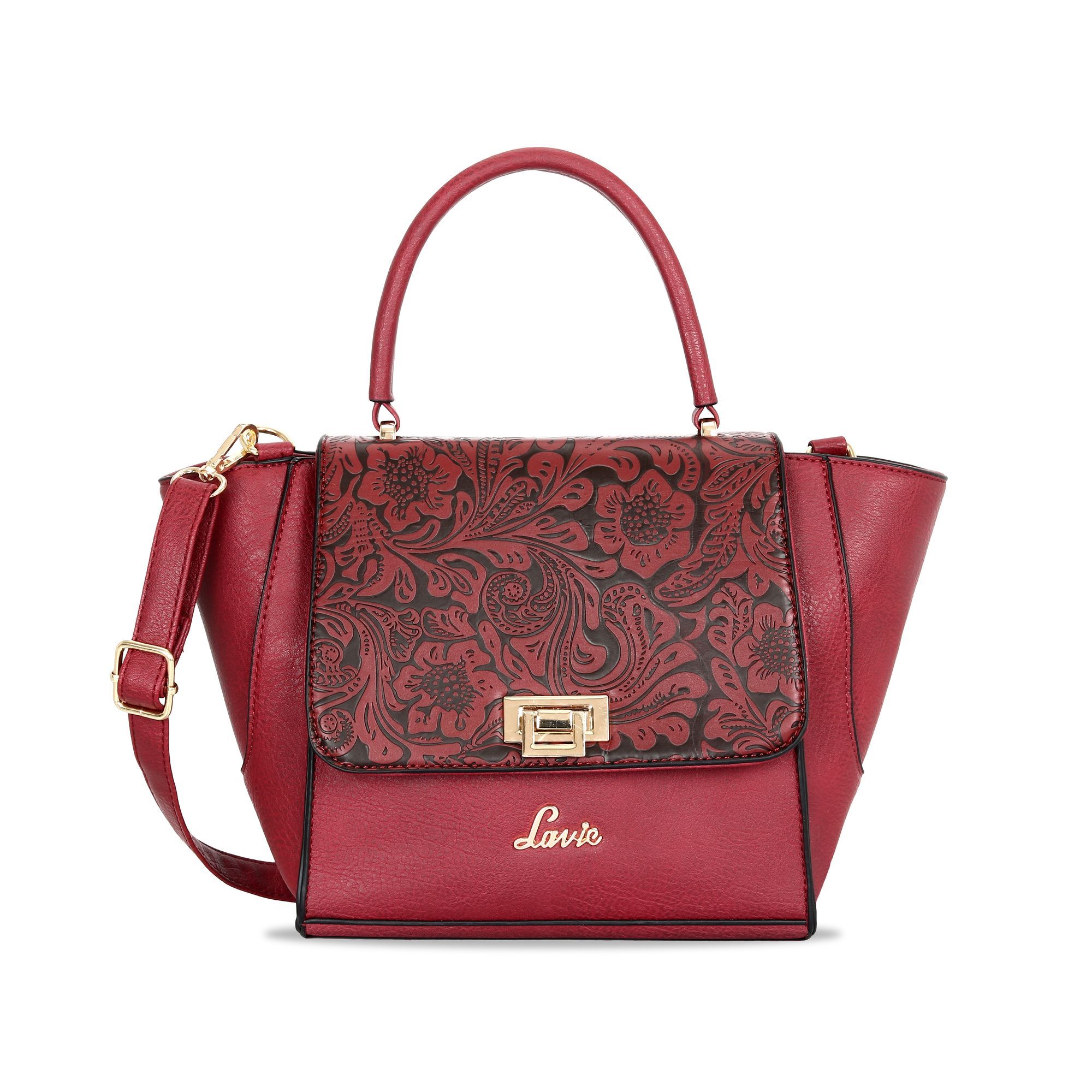 Lavie Purple Solid/plain Handbags Buy Lavie Purple Solid/plain Handbags Online at Best Price in